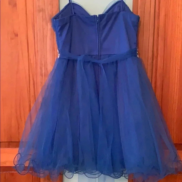 CITY STUDIO Blue Short Tulle Prom/Formal Dress 3 - Picture 5 of 8